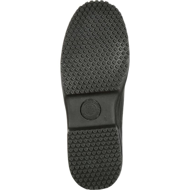 Men's SlipGrips Steel Toe Slip-Resistant Slip-On Work Shoe, SG7437, Black, Size 12, 2 of 8
