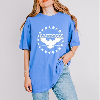 Simply Sage Market America Circle Stars Garment Dyed Tee