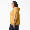 Dickies Women's Plus Water Repellent Sleeve Logo Hoodie - 3 of 3
