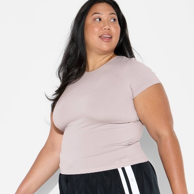 Women's Short Sleeve Jersey Seamless T-Shirt - Wild Fable™