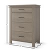 Child Craft Denman 4 Drawer Chest for Nursery or Bedroom, Plenty of Storage, Anti-Tip Kit Included to Prevent Tipping, Non-Toxic, Baby Safe Finish - 3 of 4