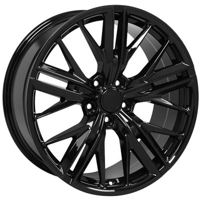 OE Wheels LLC CV25-20085-5120-35B Black Wheel Painted (20 x 8.5 inches /5 x 120 mm, 35 mm Offset)