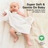 6pk Shea Baby Burp Cloths for Baby Boys and Girls, Organic Burping Cloths for Babies, Newborn - 4 of 4