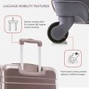 Kumasinova ABS Luggage Set of 3,Hardshell Spinner Suitcase with TSA Lock,Lightweight Travel Suitcases,Airline-Approved,20/24/28" - 4 of 4