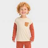 Toddler Boys' Long Sleeve Colorblock T-Shirt - Cat & Jack™