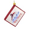 Ornaments To Remember 4.25 In Travel Sticker Bon Voyage Suitcase Christmas Tree Ornament , Travel Cruise Post Card (1PC) - 3 of 4