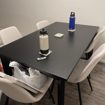 Bombelli Modern Extendable Dining Table Black - Threshold™ : Target