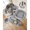 Feandrea 66.1/81.1"H Cat Tree Cat Tower for Indoor Cats, Plush Multi-Level Cat Condo with Scratching Posts, Perches, Caves, Hammock - 3 of 4