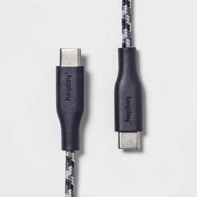 heyday™ 4' USB-C to USB-C Braided Cable - Night Blue