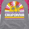 Girls' - Instant Message - California Sunset Shirt Tail Raglan Graphic T-shirt - 2 of 4