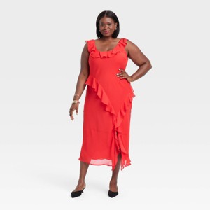 Women's Ruffle Slip Dress - A New Day™ - 1 of 3