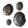 Uttermost Lucky Coins Nickel Wall Decor Set/4 – Textured Metal Bowls, Organic Edges, 11x11 Inches - 4 of 4