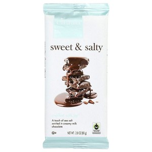 Chuao Chocolatier, Milk Chocolate Bar, Sweet & Salty, 2.8 oz - 1 of 4