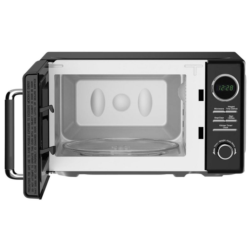 Magic Chef 0.9 Cubic Feet 900 Watt Stainless Countertop Microwave Oven, 2 of 6