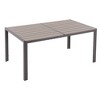 Sonkuki Outdoor 6-Seater Dining Table with Metal Frame and HIPS Material, Weather-Resistant - 2 of 4