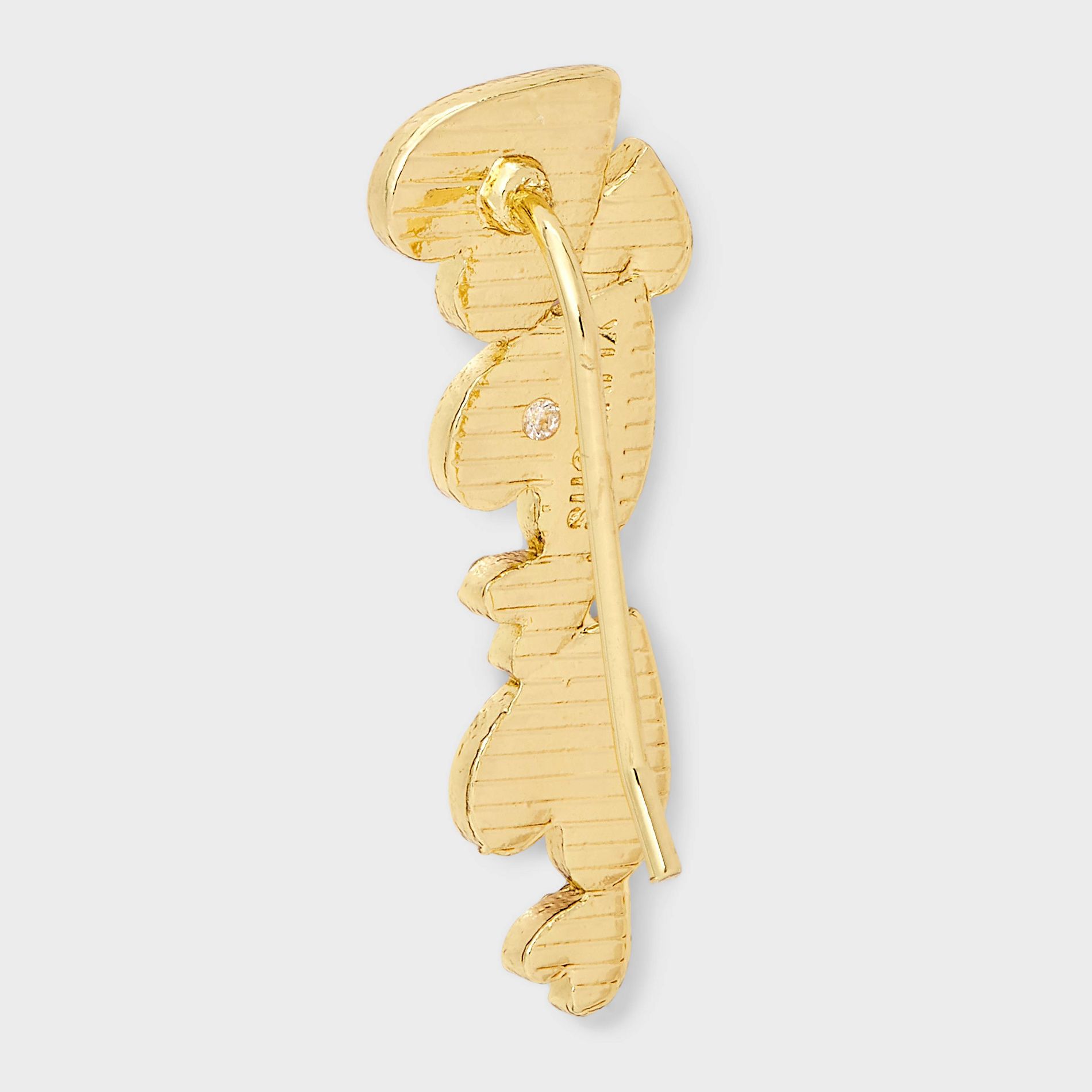 SUGARFIX By BaubleBar Inbox Full of Love Crawler Earrings - Pink