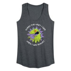 Women's - Rugrats - Reptar Sorry For What I Said Graphic Racerback Tank - 1 of 4