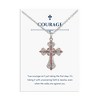 Anna-Kaci Rhinestone Celtic Cross Pendant Necklace with Gift Card & Envelope Jewelry Gifts - 2 of 4
