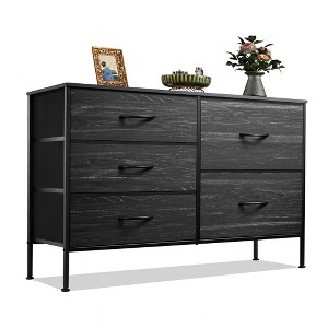 Kumasinova 5 Drawer Dresser for Bedroom,Modern Storage Chest with Sturdy Metal Frame & Wood Top for Closet,Home Organization,Living Room,Bedroom - 1 of 4