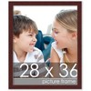 PosterPalooza | Minimalist Brown Picture Frame - UV Acrylic, Foam Board Backing, Hanging Hardware - 2 of 4