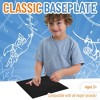 Strictly Briks Large Classic Stackable Baseplates, For Building Bricks, Bases for Tables, Mats, and More, Black, 1 Piece, 10x10 Inches - 2 of 4
