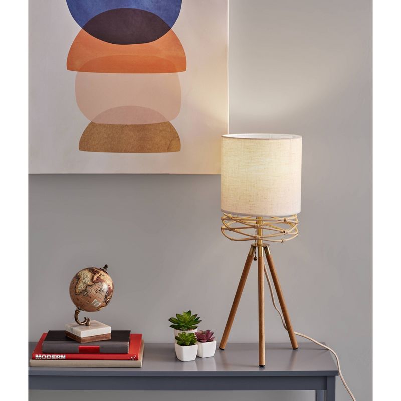 Melanie Table Lamp Natural - Adesso, 6 of 7