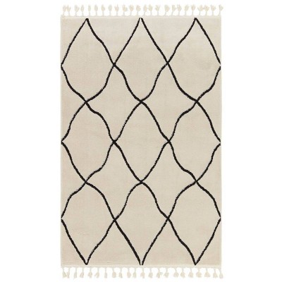 Luna Aztec Diamond Printed Rug Black - Opalhouse™ : Target