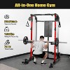 Multi-Function Power Cage 2000LB Capacity With Dual Independent Pulley System+Adjustable Cable Crossover for Home Gym&Garage Workouts - 2 of 4