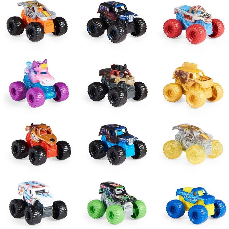 Monster Jam, Official Mini Mystery Collectible Monster Truck 12 pack 1:87 Scale, 1 of 7