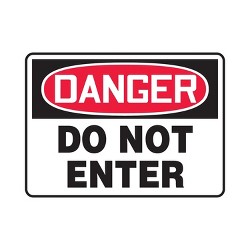 Adhesive Vinyl MADM304VS Accuform Signs Accuform Warning No Trespassing Safety Sign 10 x 14 Inches Adhesive Vinyl MADM304VS Accuform Signs Accuform Warning No Trespassing Safety Sign 10 x 14 Inches