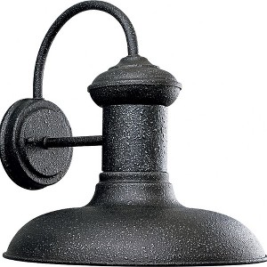 Progress Lighting Brookside 1-Light Gilded Iron Steel Wall Lantern - 1 of 2