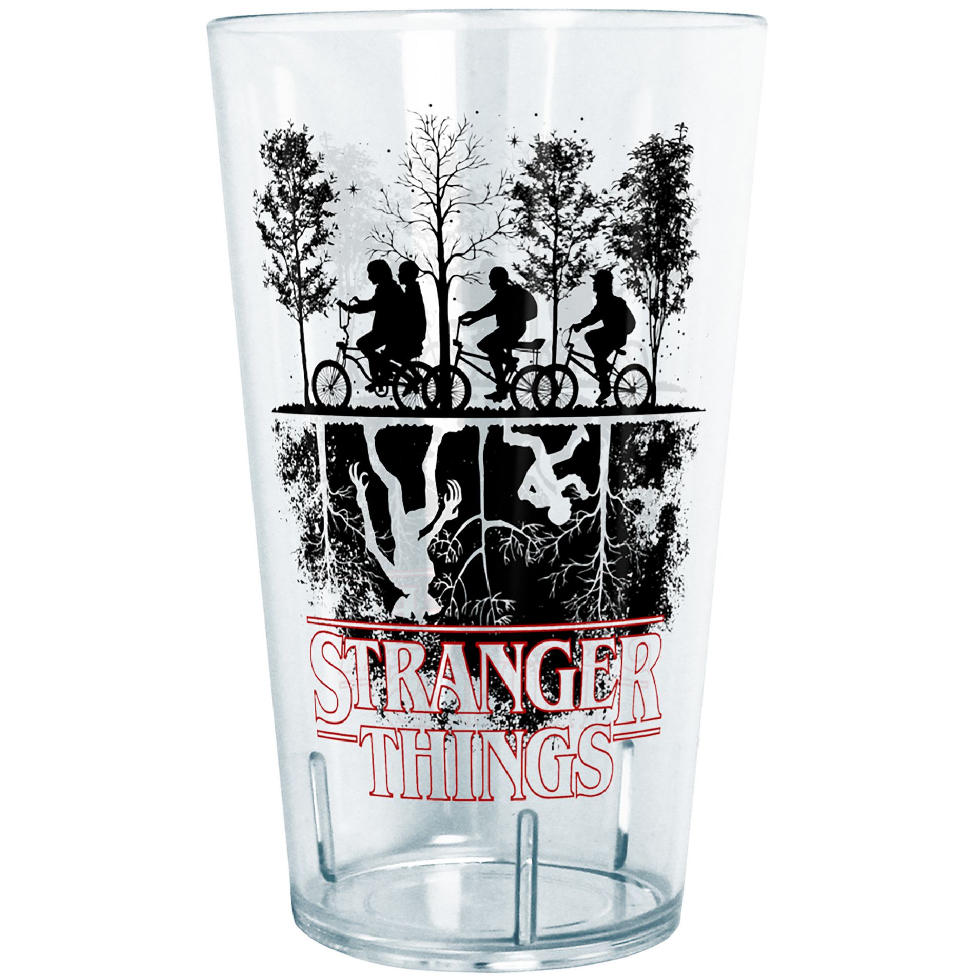 Stranger Things Upside Down Logo  Tritan Drinking Cup - Clear - 24 oz.