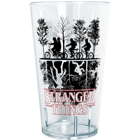 Stranger Things Upside Down Logo Tritan Drinking Cup - Clear - 24 oz.