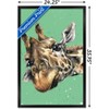Trends International Snowtap - Giraffe Photobomb Framed Wall Poster Prints - 3 of 4