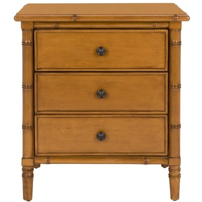 Mina 3 Drawer Nightstand  - Safavieh