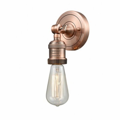 Bare Bulb - 1 Light Wall Sconce In Traditional Style-6.13 Inches Tall and 4.5 Inches Wide