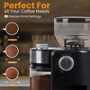 VAVSEA Burr Coffee Grinder, Electric Coffee Bean Grinder with 18 Precise Grind Settings, 3-18 Cup, for Cold Brew/French Press - 3 of 4