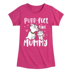 Girls' - Disney - The Aristocats Purrfect Like Mommy Fitted Short Sleeve Graphic T-Shirt - 1 of 4