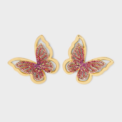 Target butterfly deals earrings