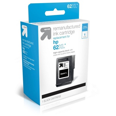 Remanufactured Black XL High Yield Ink Single Cartridge - Compatible with HP 62XL Ink Series Printers - TAR62XLB - up & up™