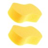 Unique Bargains 8 Shape Wash Sponge for Glass Windshield Washing Cleaning 8.6" x 4.5" x 2.4" Yellow 2 Pcs - 3 of 3