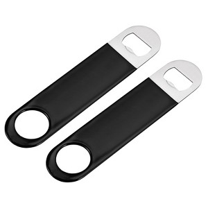 Unique Bargains Stainless Steel Portable Beer Soda Bottle Opener for Home Bar Party 2 Pcs - 1 of 4