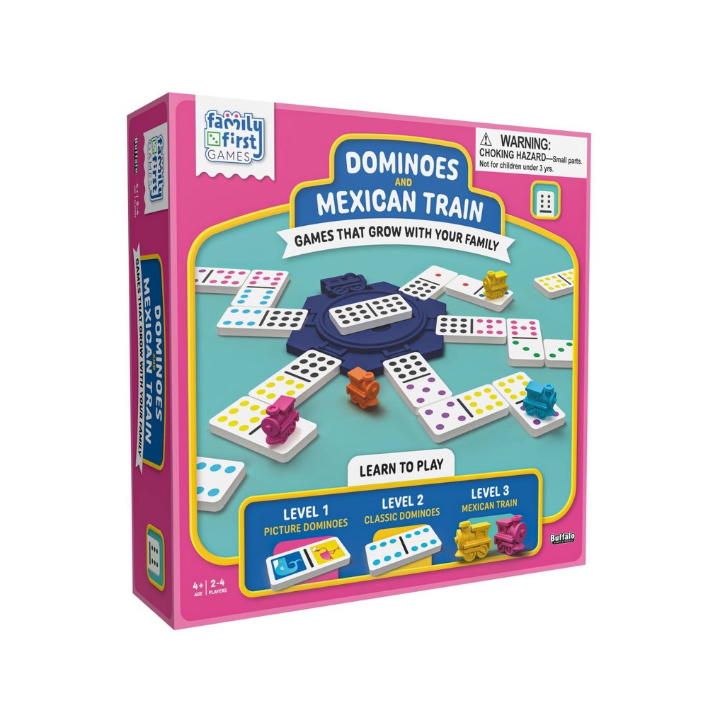 Family First Games Dominoes & Mexican Train Game