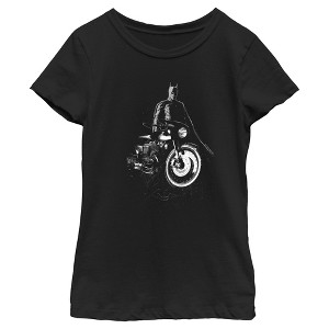 Girl's The Batman Batcycle in the Shadows T-Shirt - 1 of 4