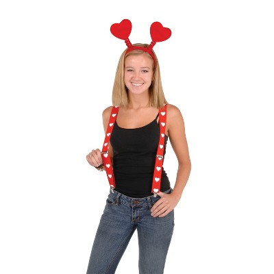Beistle Costume Cosplay Suspenders, (1/Pkg)