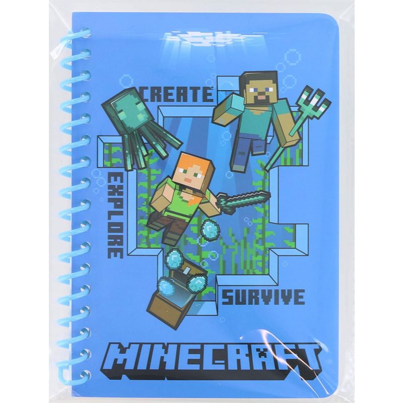 Innovative Designs Minecraft Spiral Notebook with Pen | 50 Sheets, 3 of 4