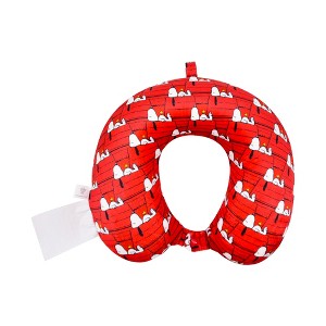 Peanuts Snoopy Doghouse Memory Foam Travel Pillow - 1 of 4