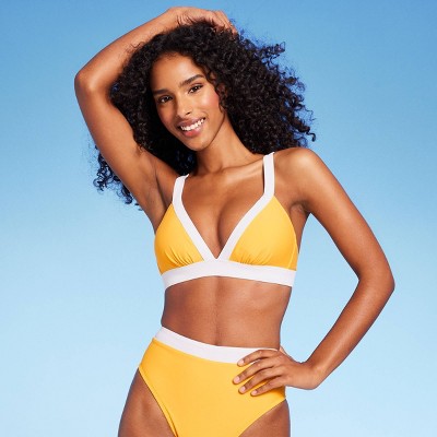 Women's Center Front Ring Triangle Bikini Top - Shade & Shore