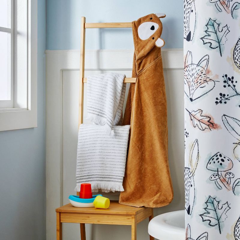 Sketched Woodland Kids&#39; Hooded Towel - SKL Home, 4 of 6