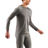 SKINS SERIES-3 MEN'S LONG SLEEVE ACTIVE TOP CHARCOAL - 3 of 4